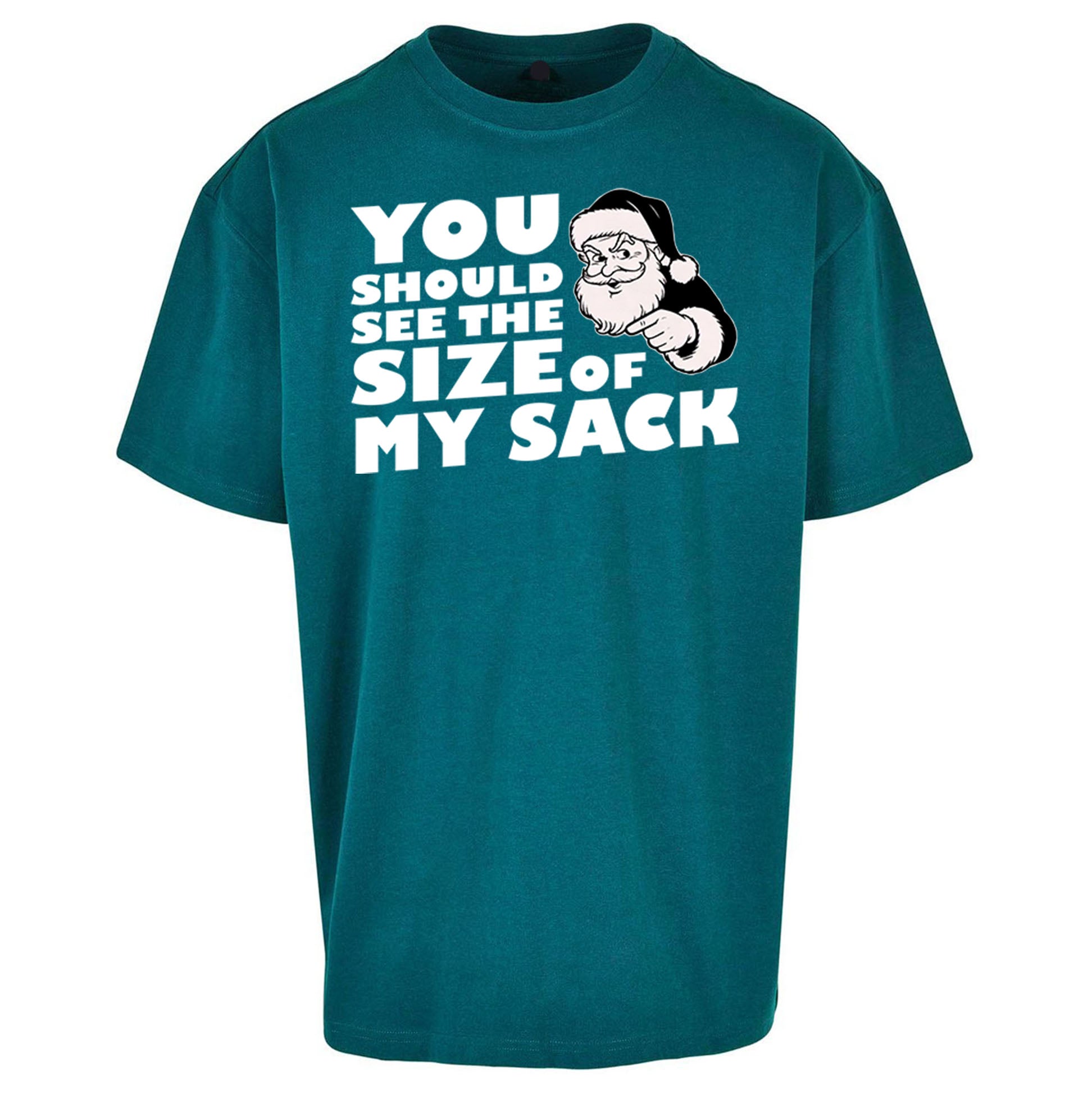 Santas Sack Oversized T Shirt
