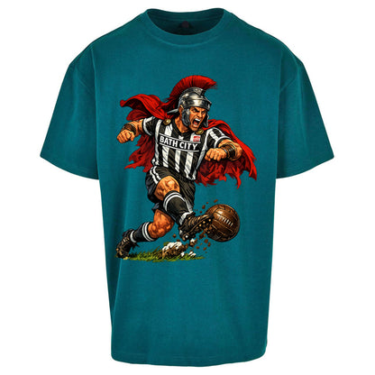 Retro Bath City Football Oversized T Shirt 