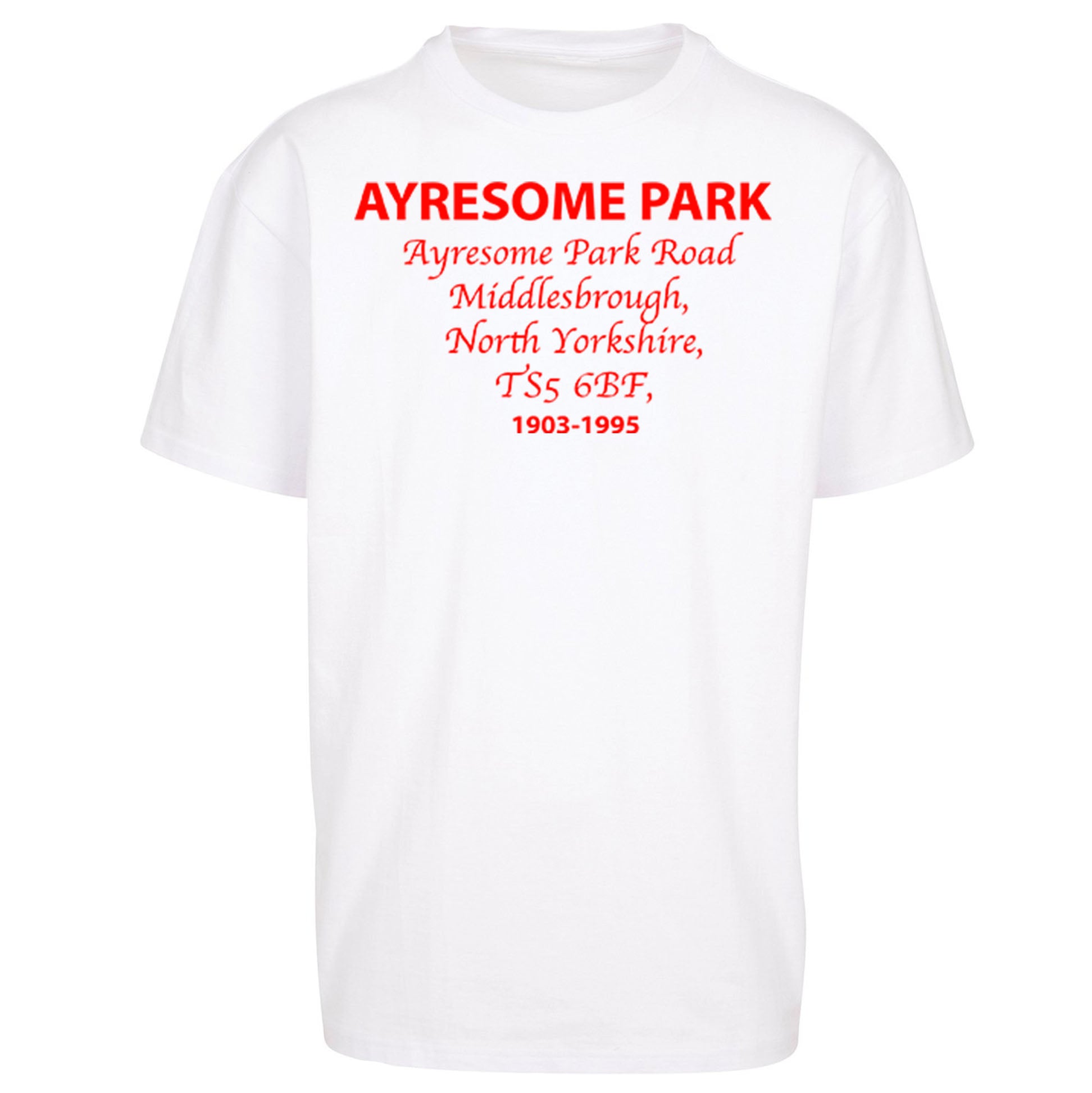 Middlesbrough Ayresome Park Oversized T Shirt