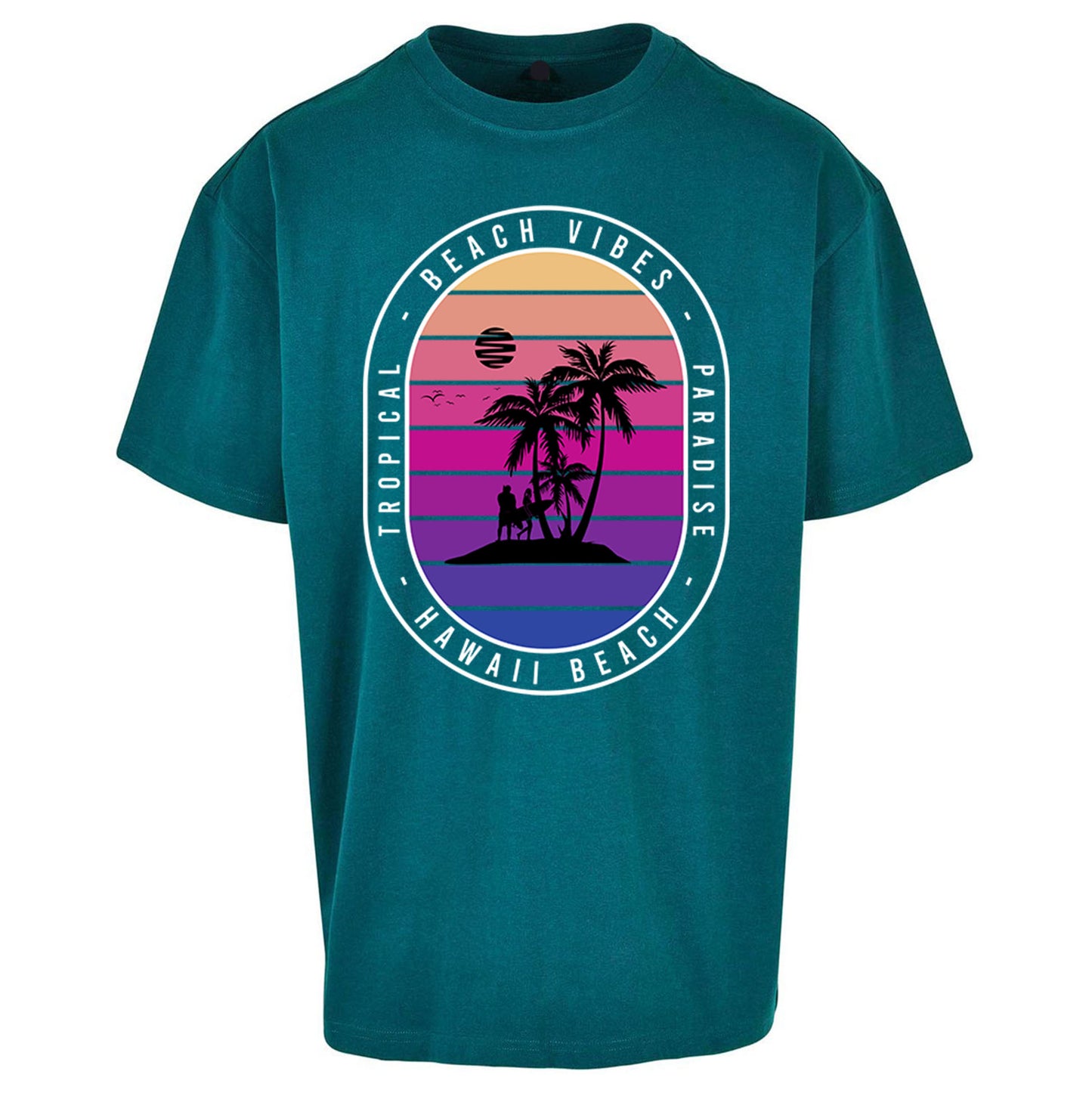 Hawaii Beach Oversized T Shirt