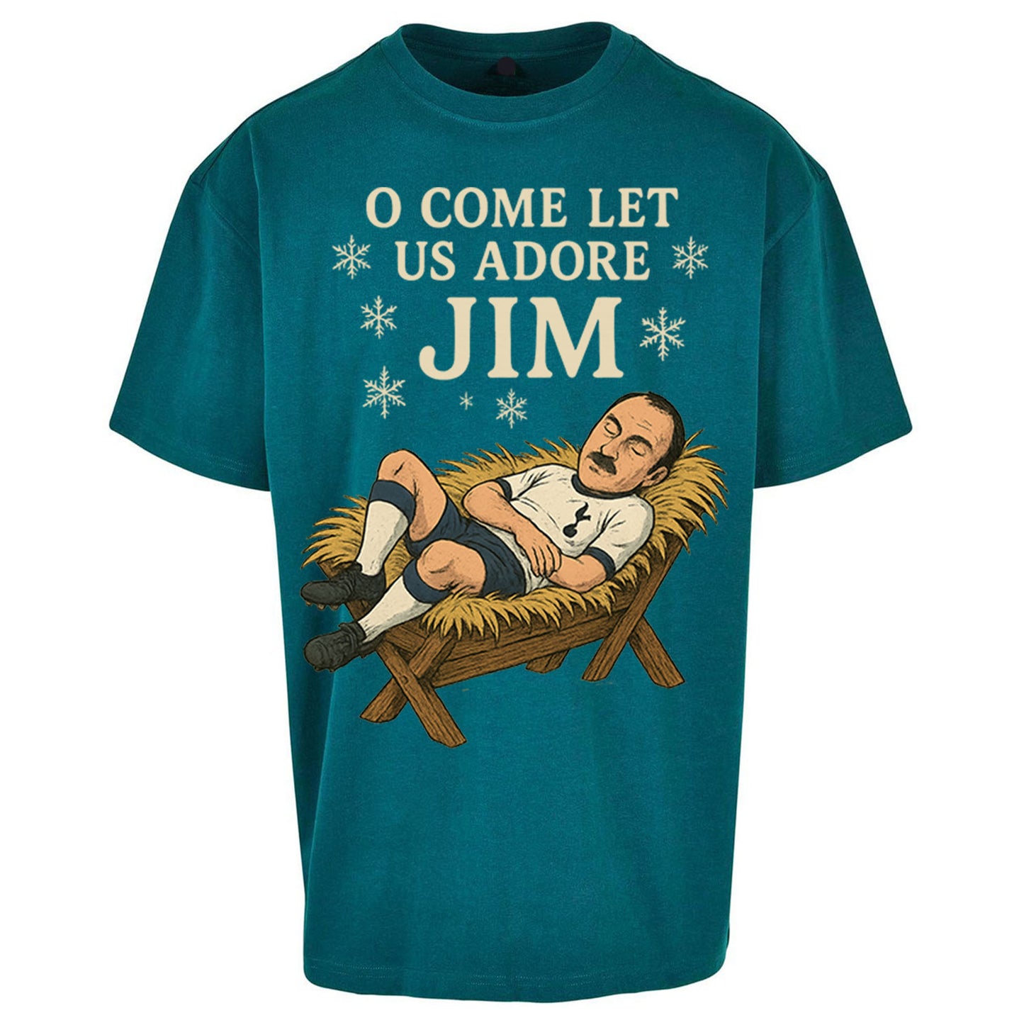Spurs Christmas Oversized T Shirt 