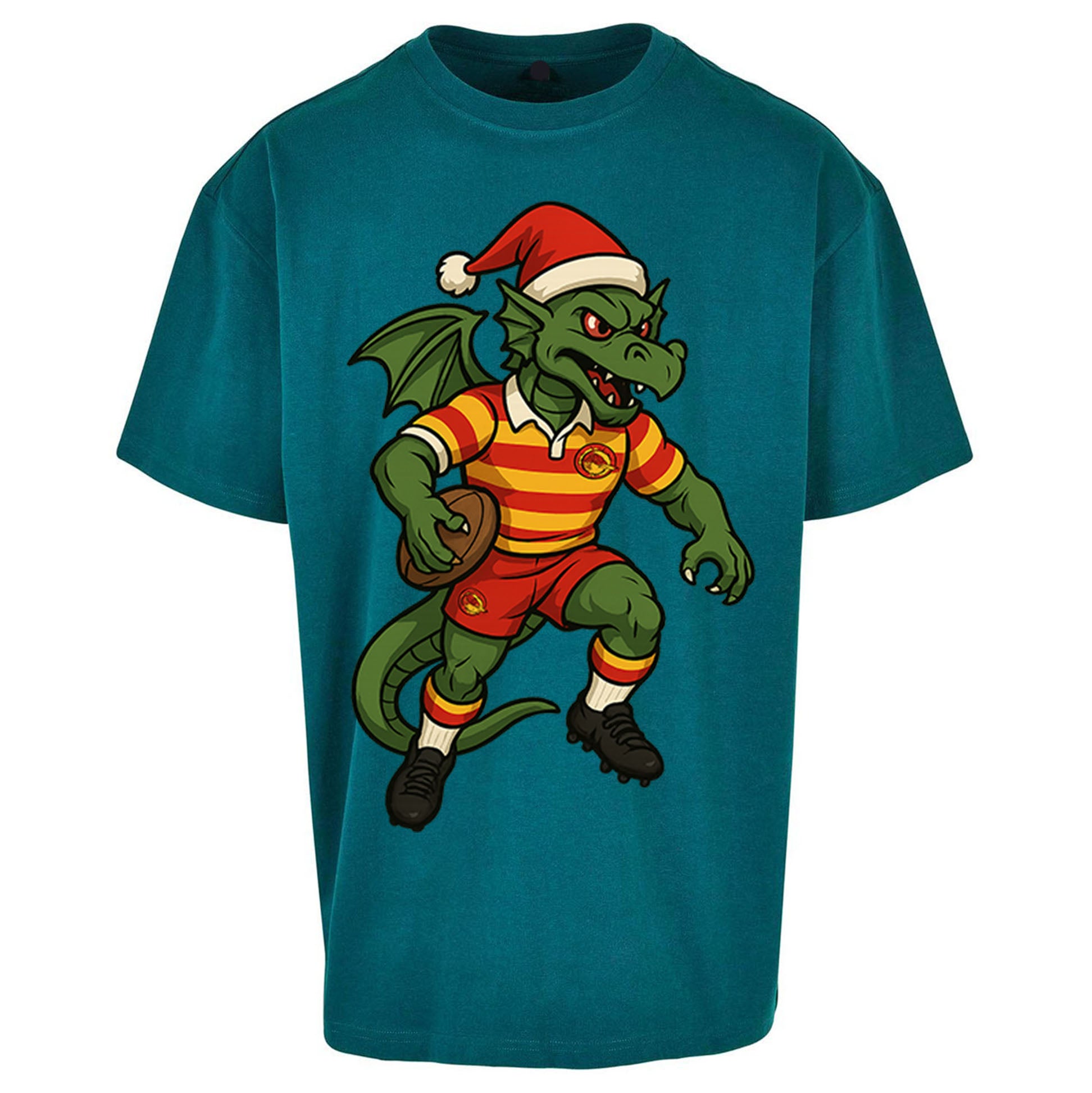 Catalans Dragons Christmas Oversized T Shirt