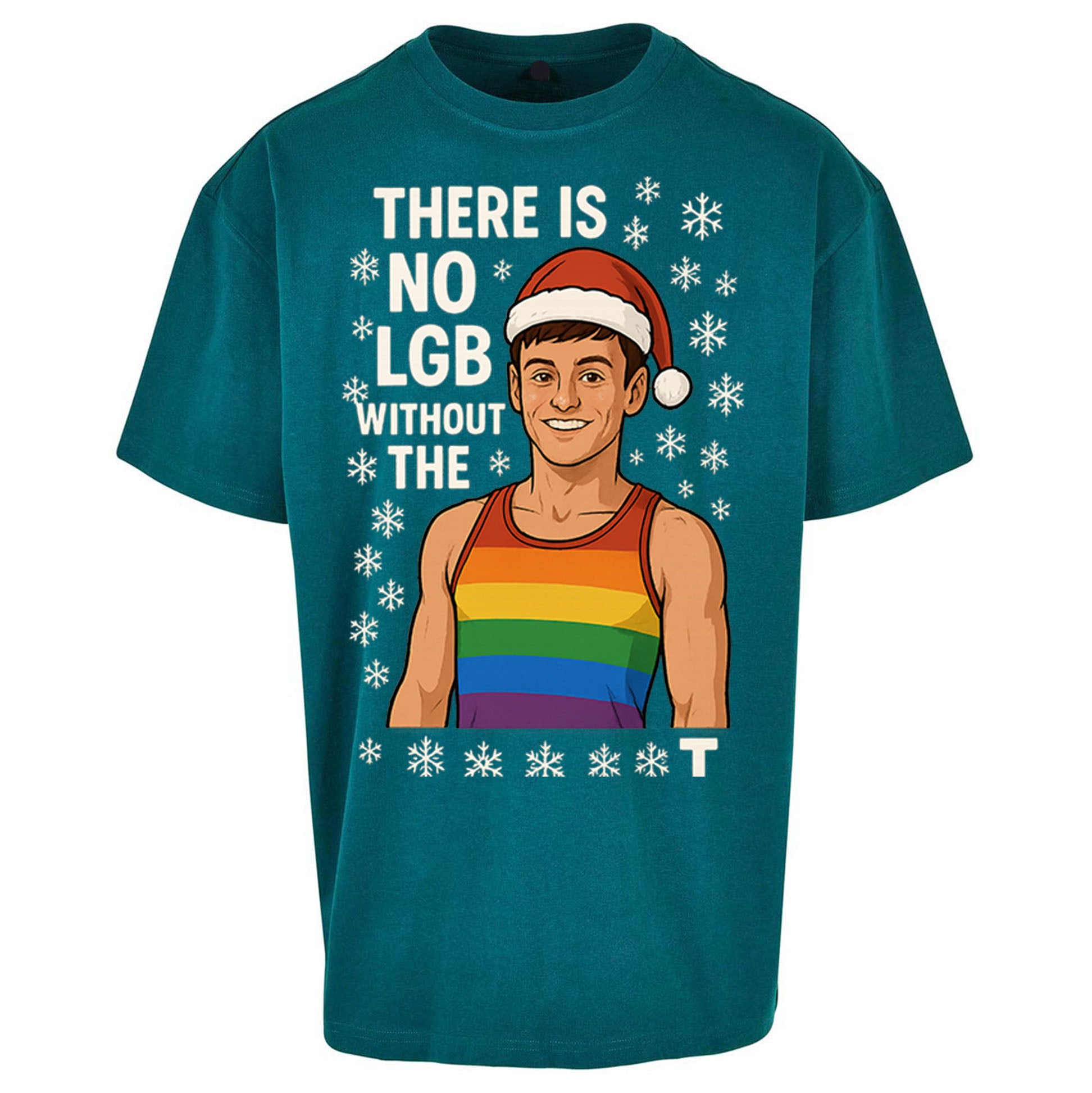 Tom Daley Christmas Oversized T Shirt 