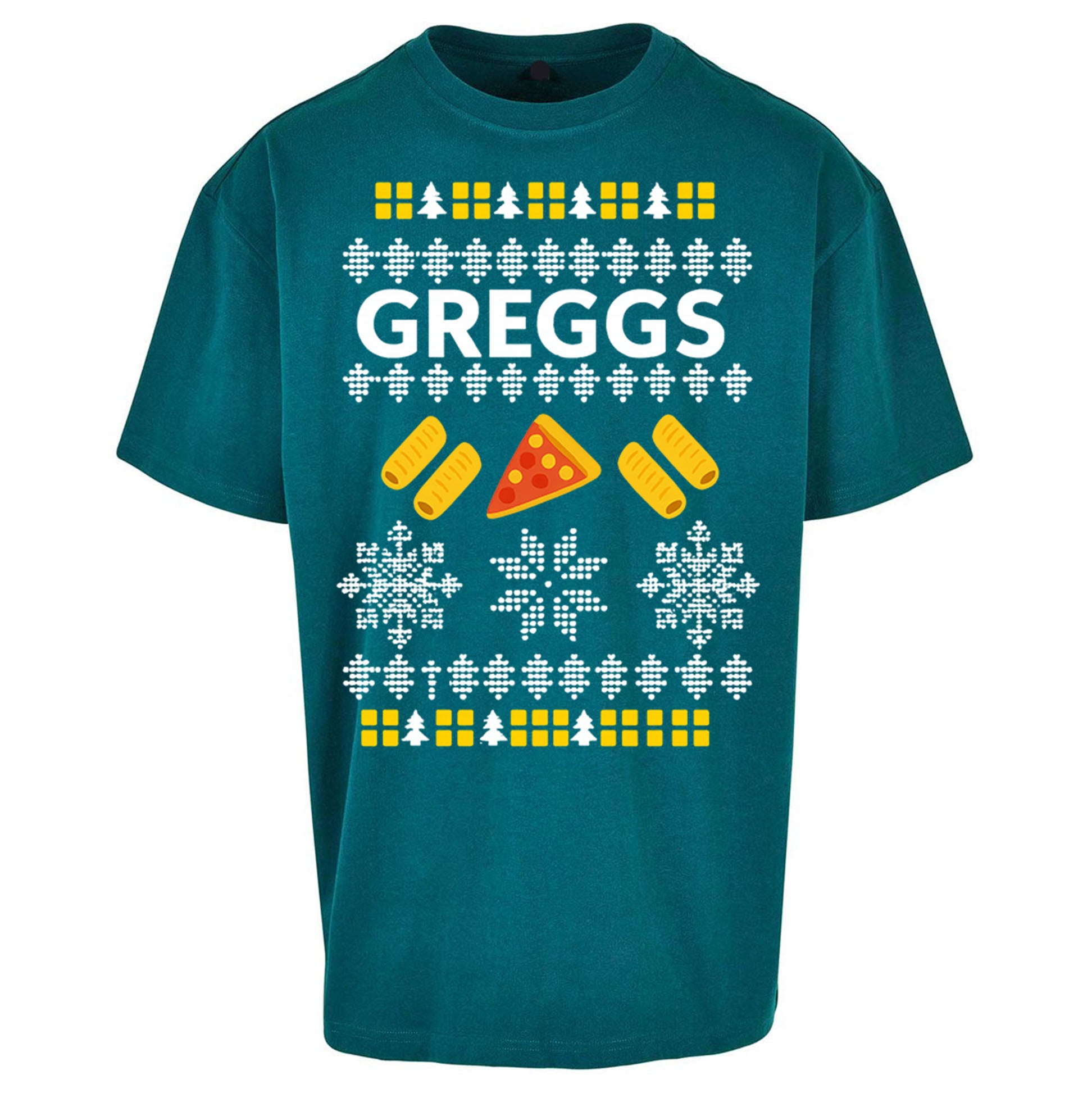 Greggs Christmas Oversized T Shirt