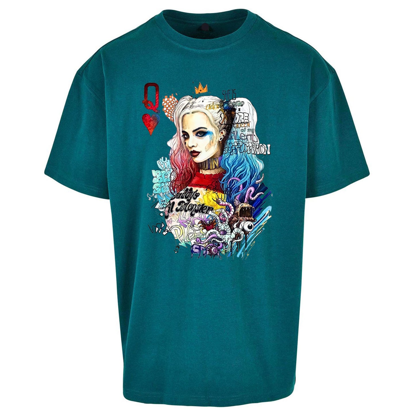 Harley Quinn Oversized T Shirt