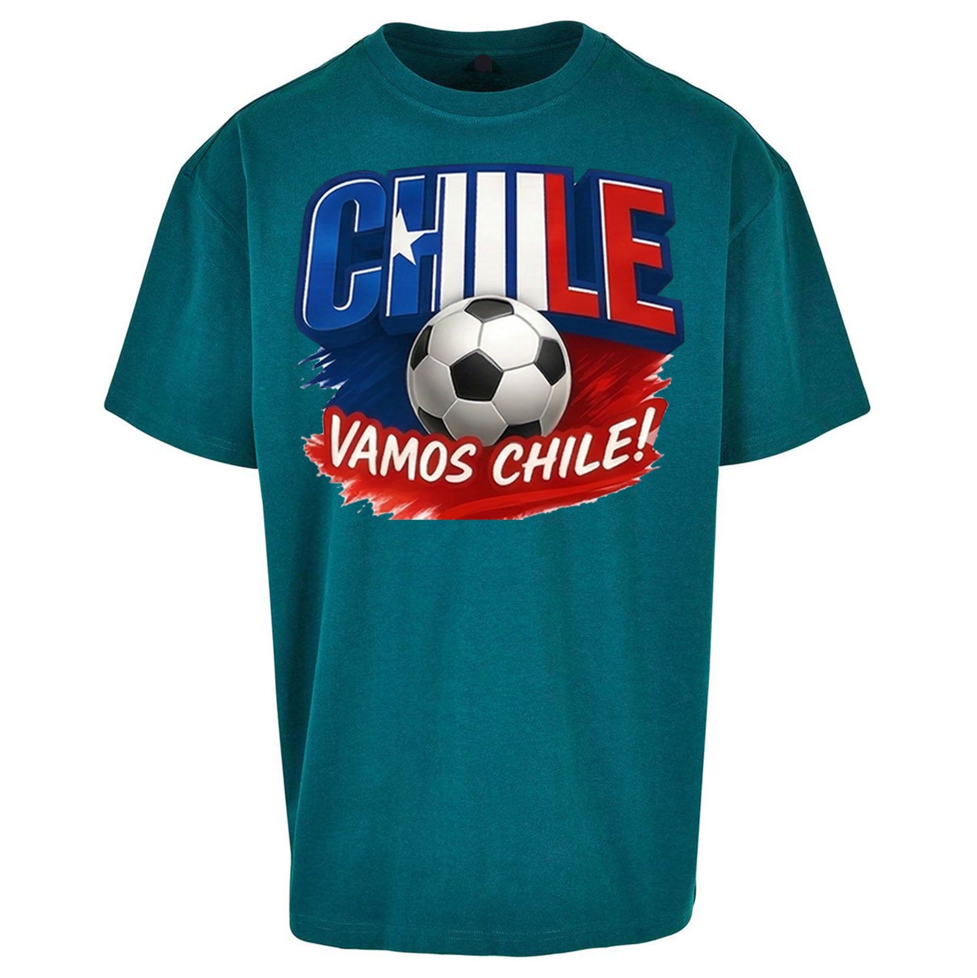 Chile Retro World Cup Oversized T Shirt