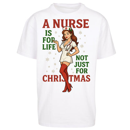 Nurse Christmas Oversized T Shirt