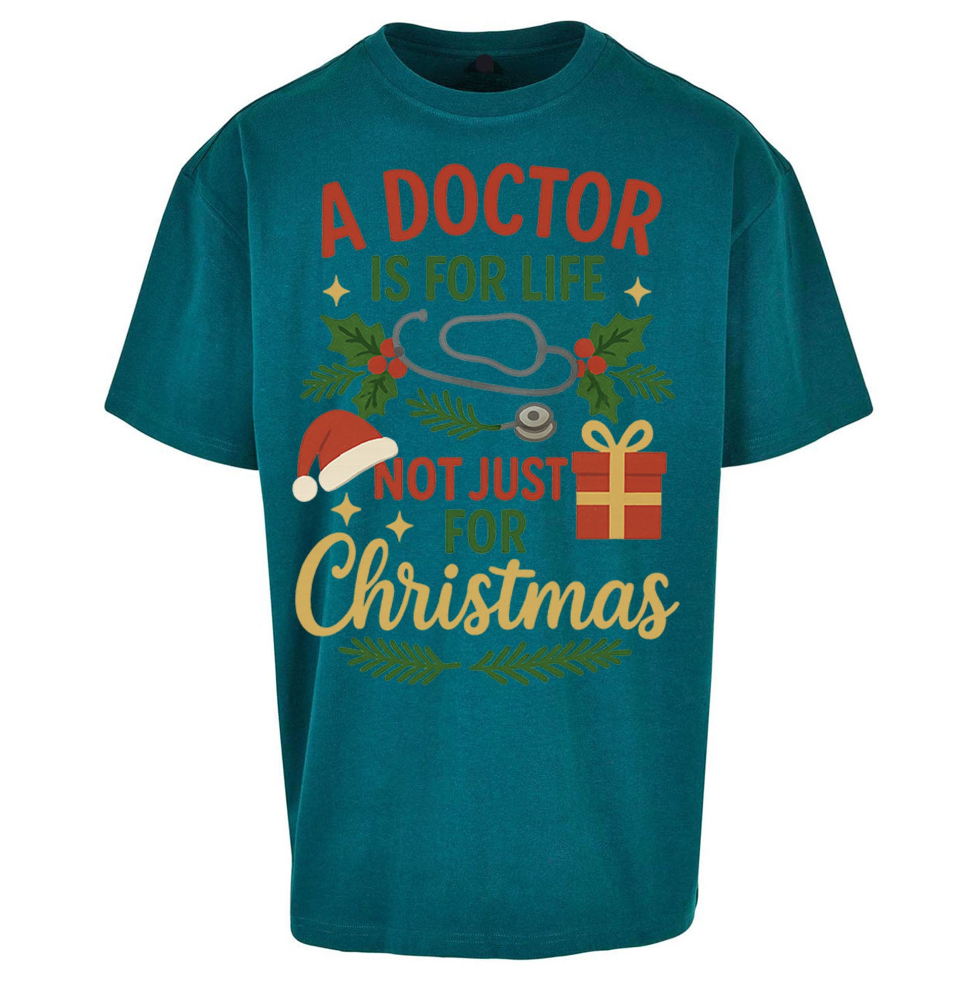 Doctor Christmas Oversized T Shirt