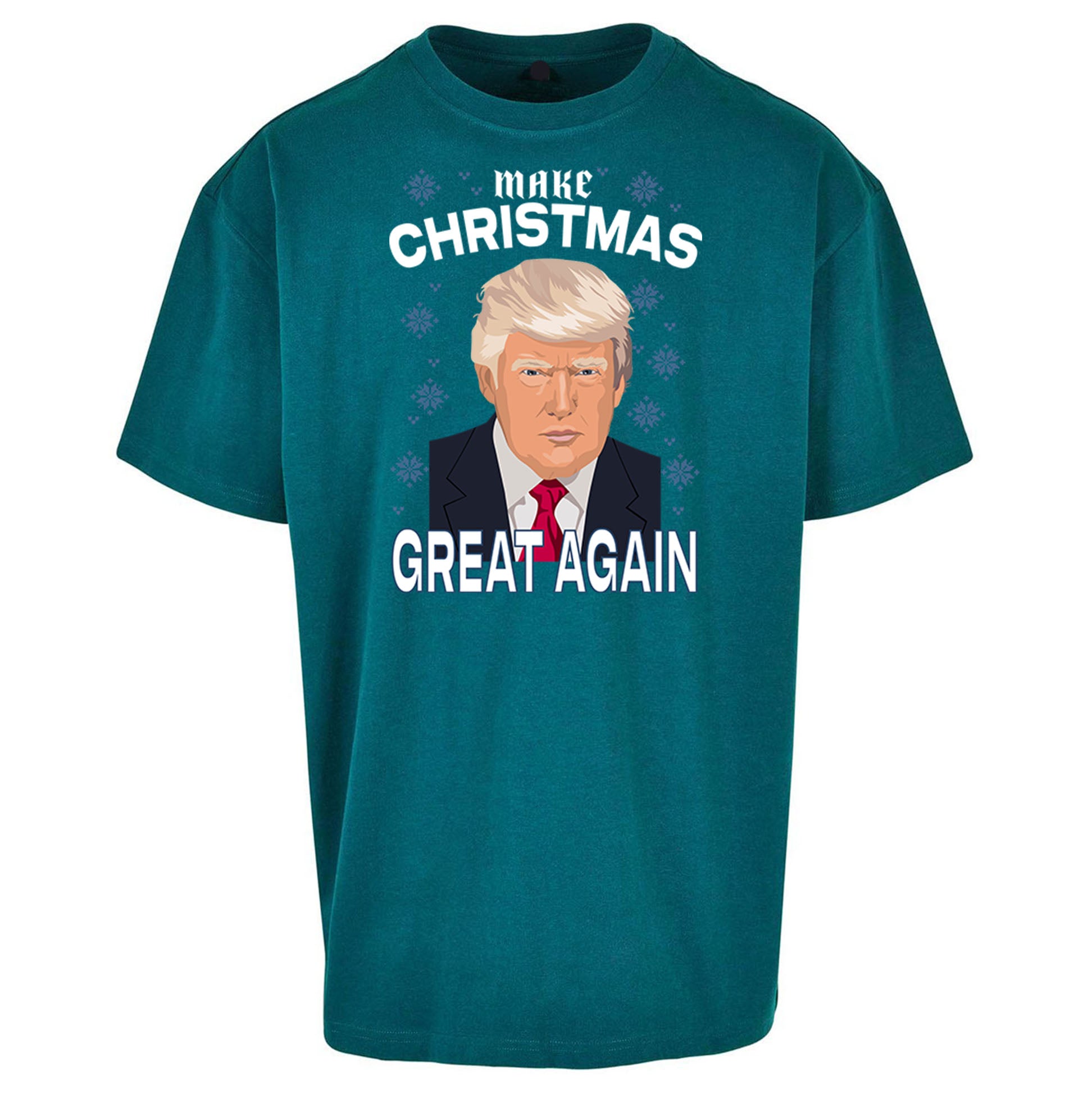 Make Christmas Great Again Oversized T Shirt