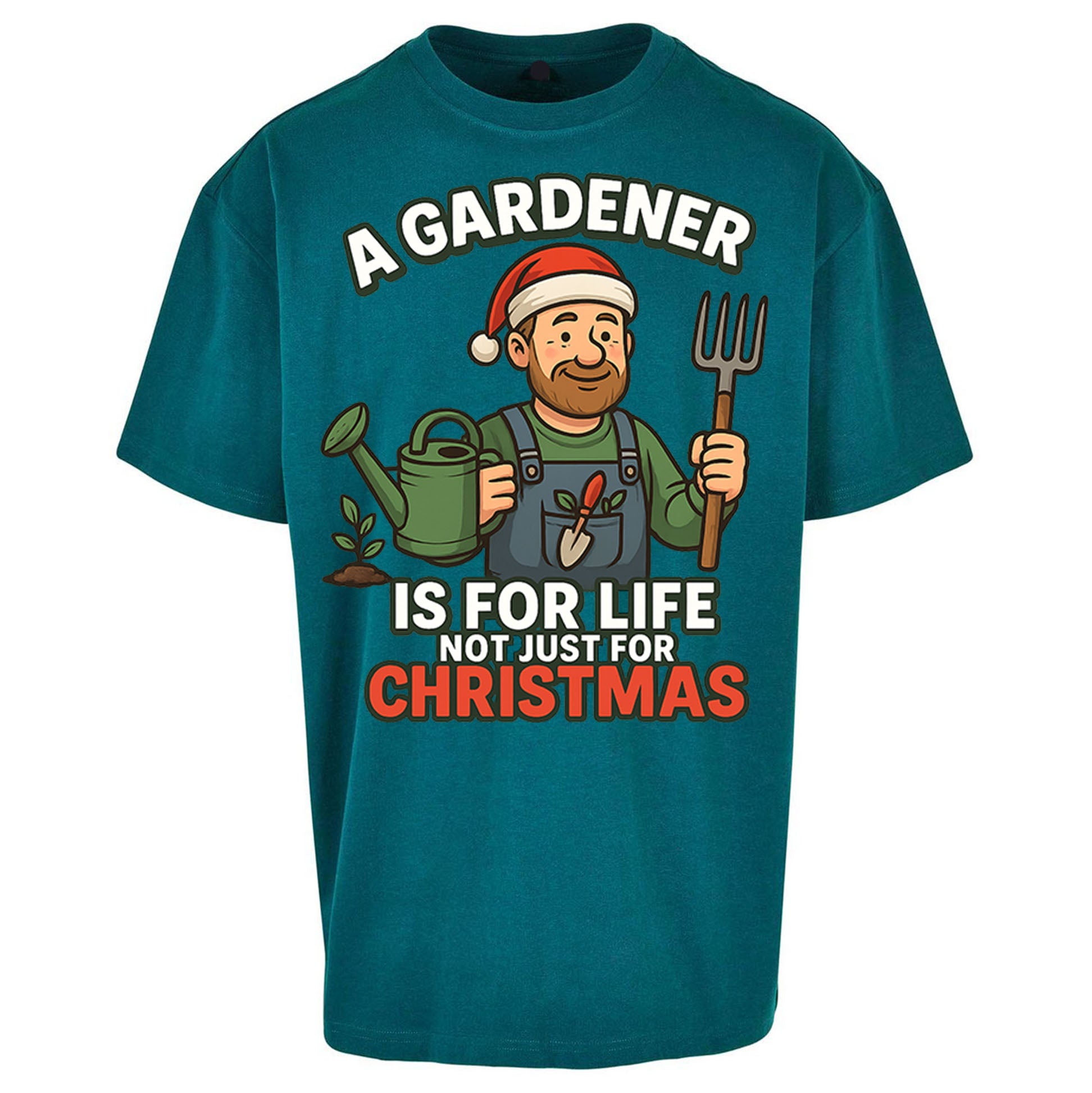 Gardener Christmas Oversized T Shirt