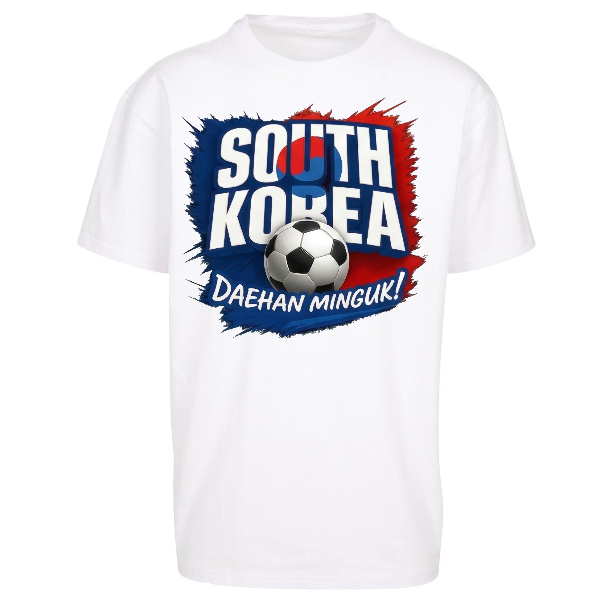 South Korea Football Oversized T Shirt