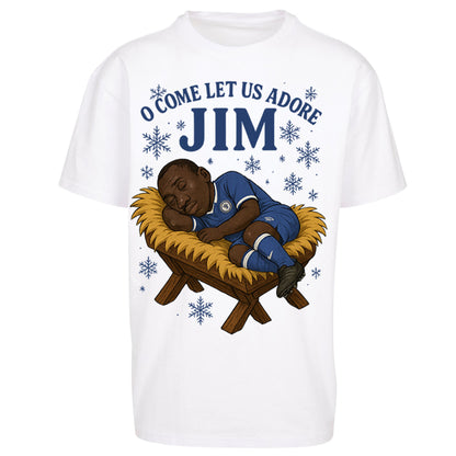 Retro Chelsea Christmas Oversized T Shirt