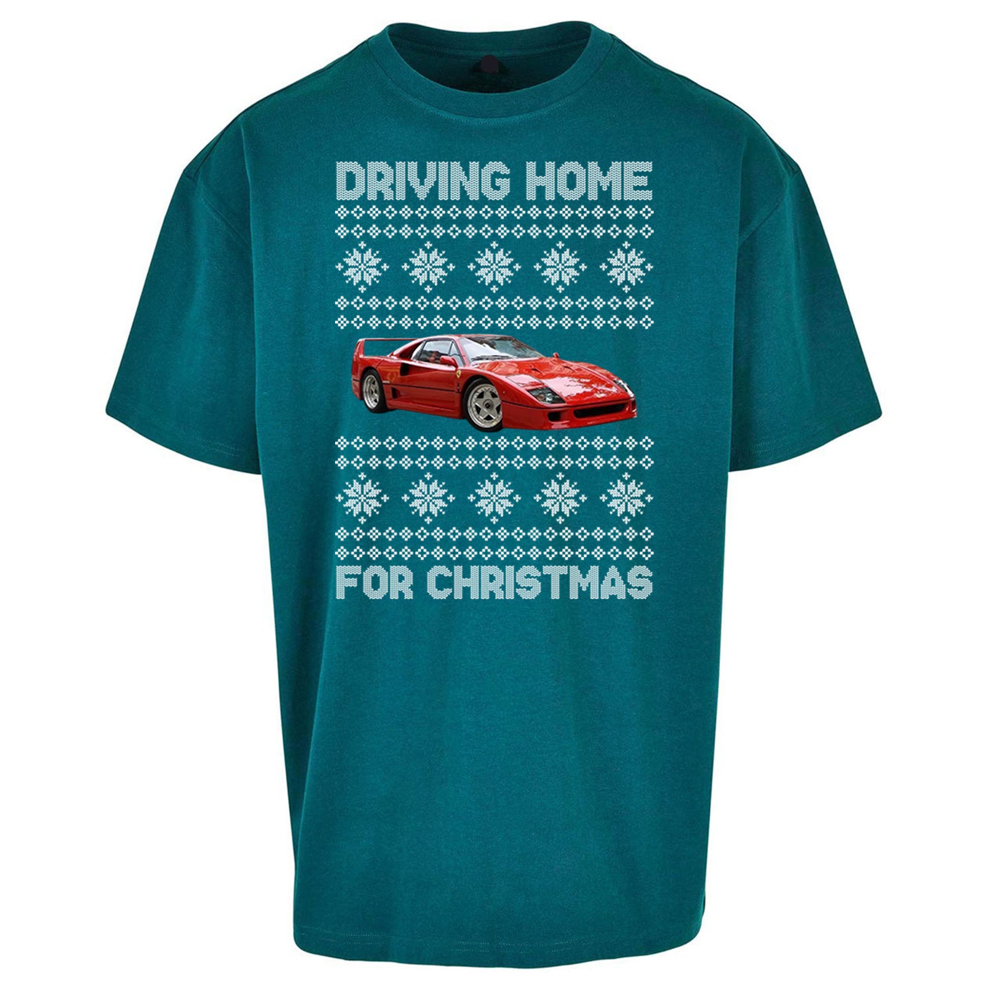Formula 1 Christmas Oversized T Shirt