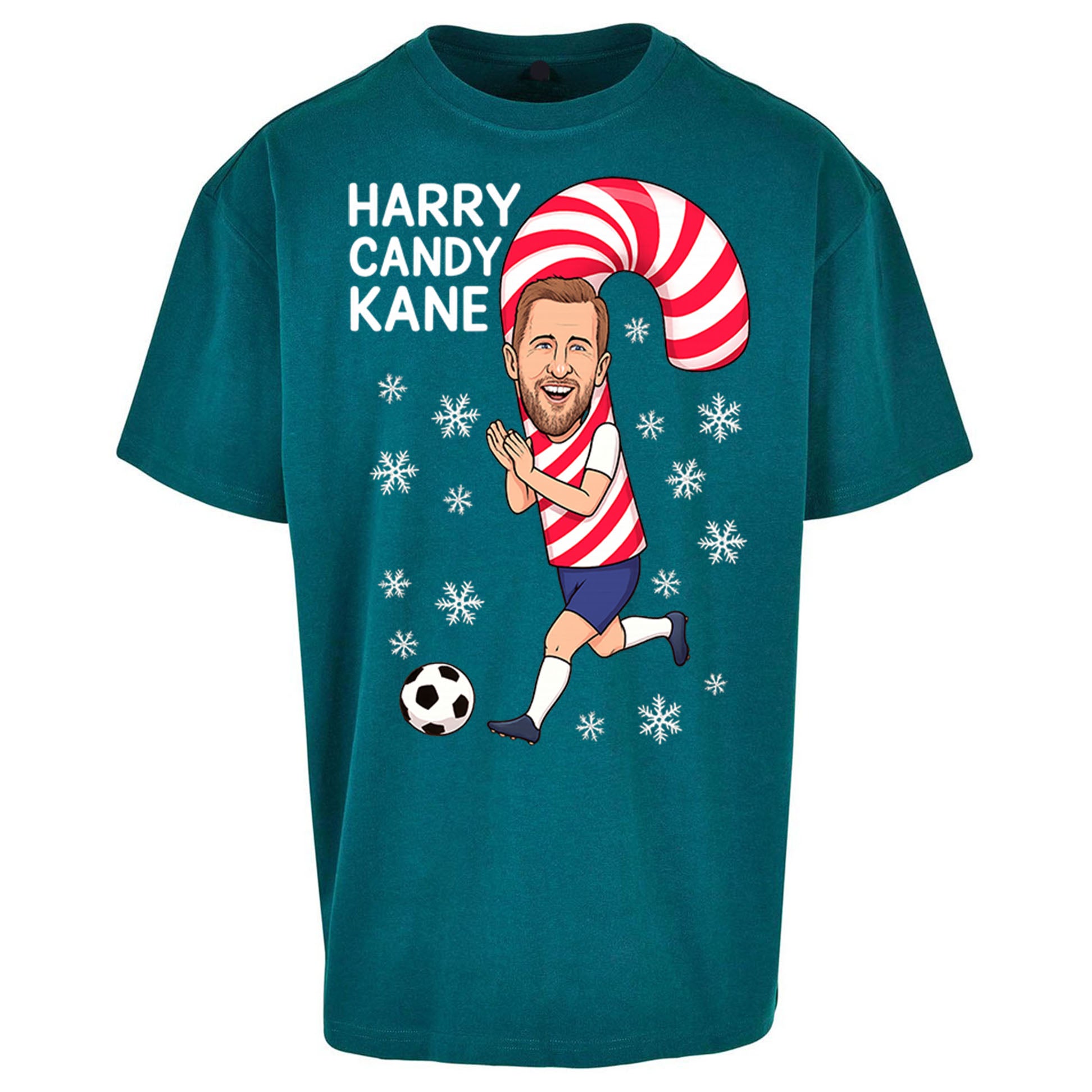 Harry Kane Christmas Oversized T Shirt