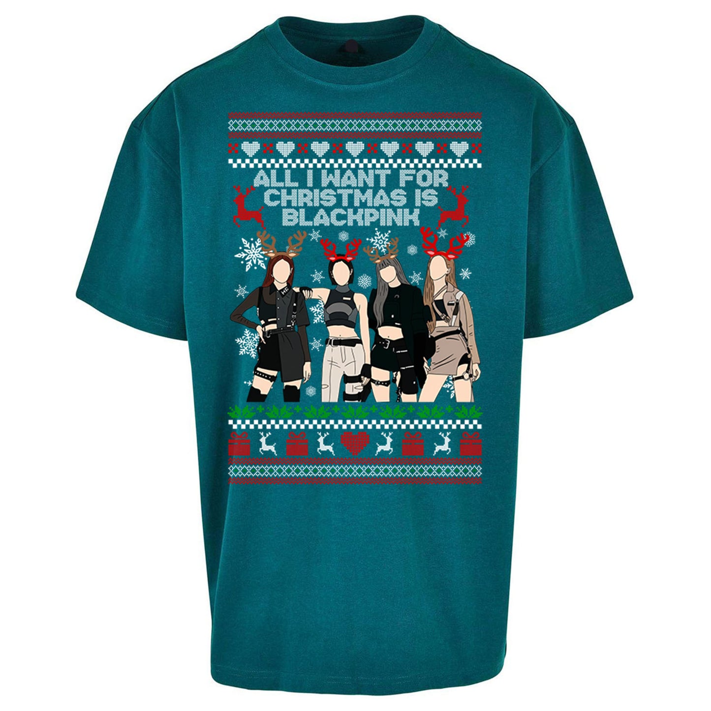 BlackPink Christmas Oversized T Shirt