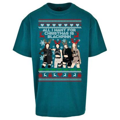 BlackPink Christmas Oversized T Shirt