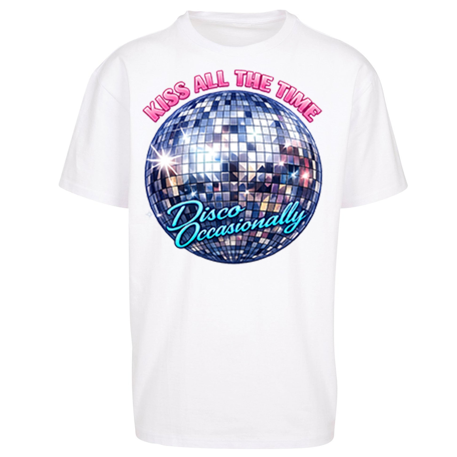 Kiss All The Time Disco Occasionally Oversized T Shirt