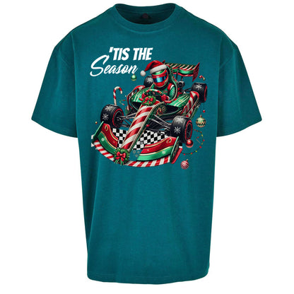 F1 Karting Tis The Season Christmas - Oversized T Shirt