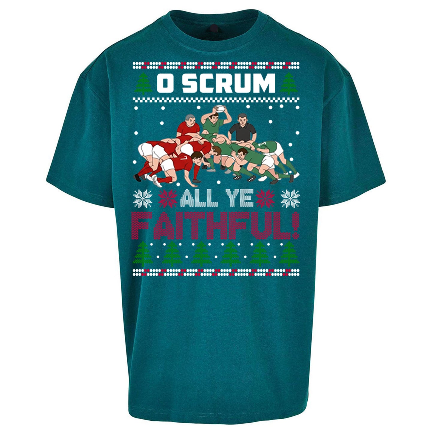 O Come All ye Faithfull Oversized T Shirt