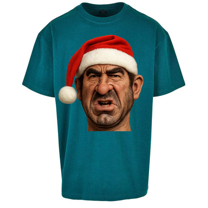 Eric Cantona Xmas Oversized T Shirt