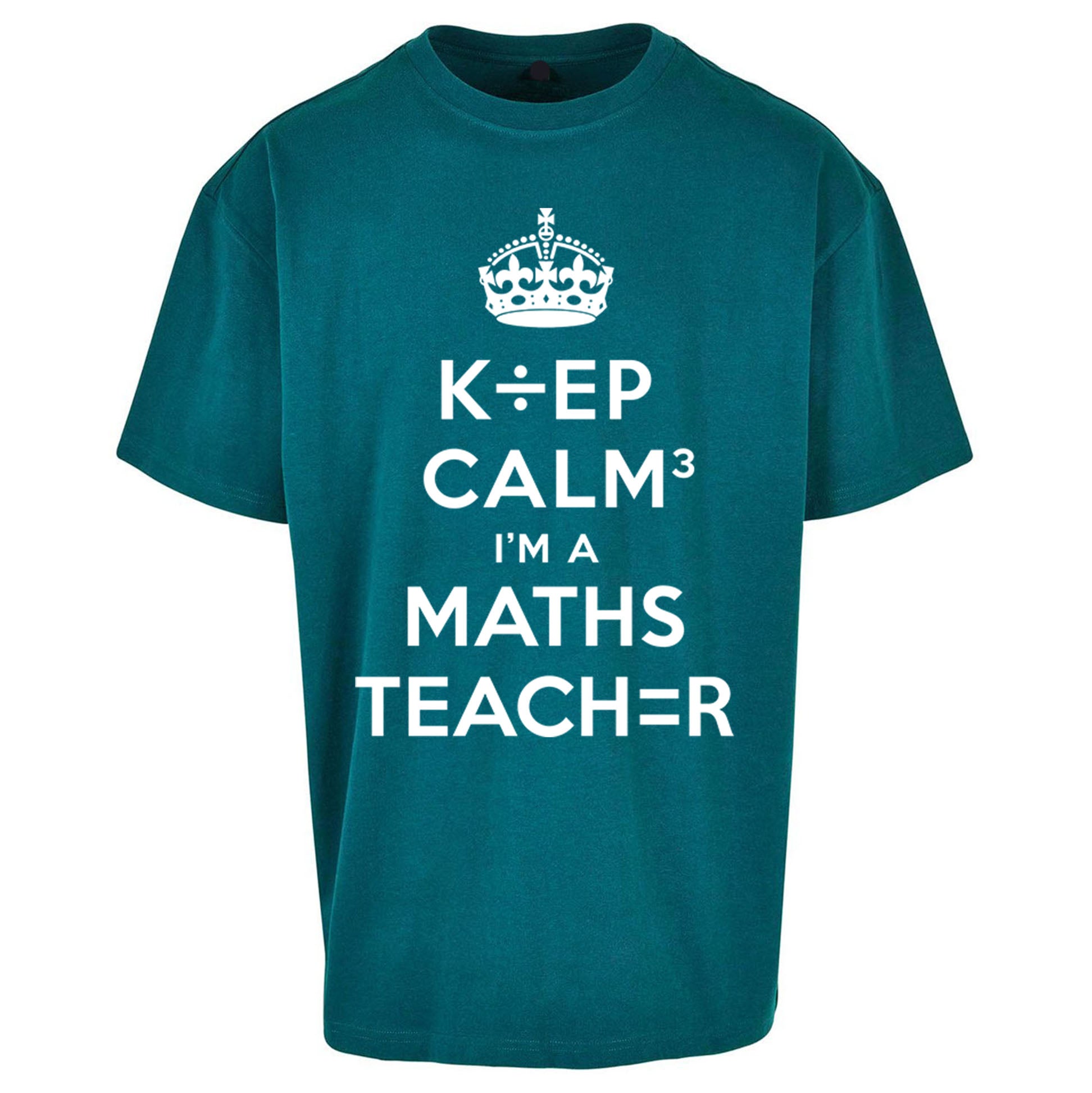 Keep Calm I’m A Maths Teacher Oversized T Shirt 