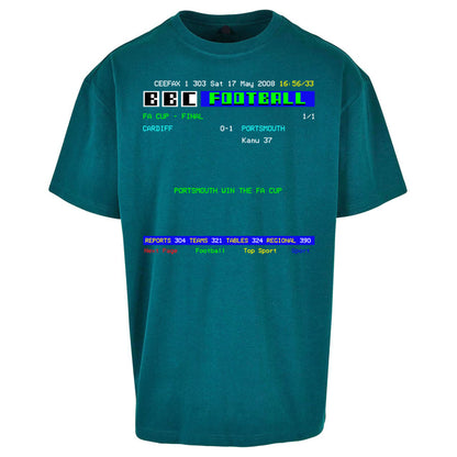 Portsmouth FA Cup Winners 2008 Oversized T Shirt