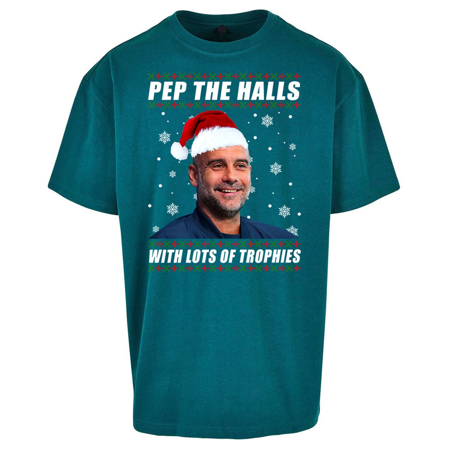 Pep Guardiola Christmas Oversized T Shirt 