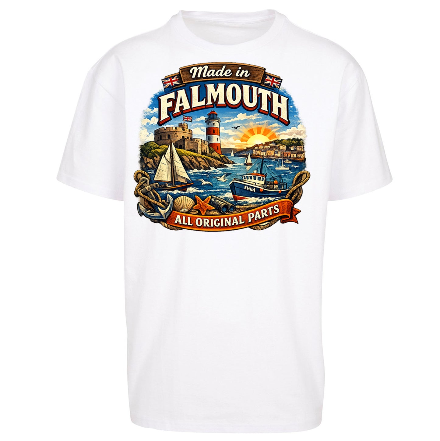 Made In Falmouth All Original Parts Oversized T Shirt