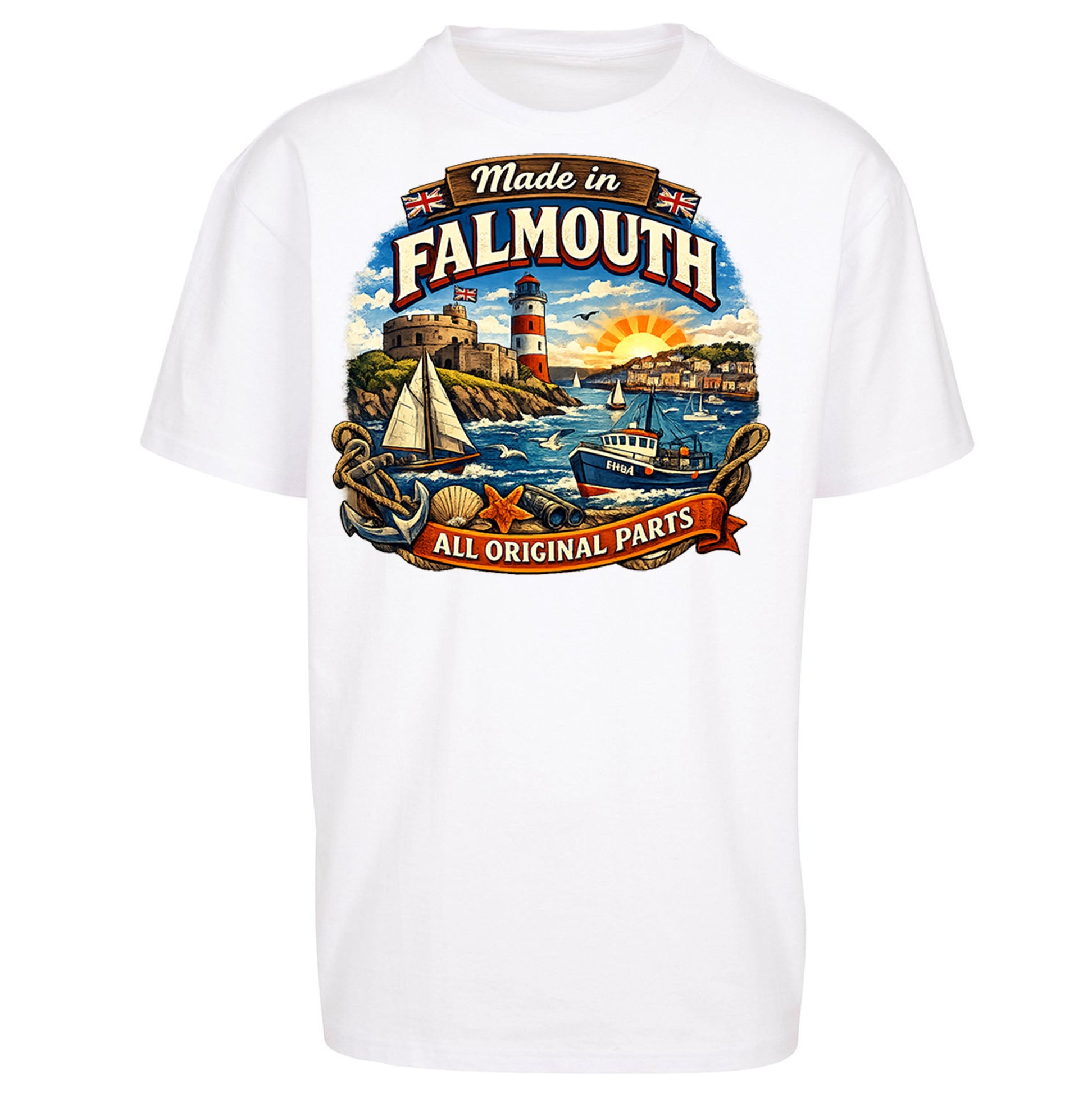 Made In Falmouth All Original Parts Oversized T Shirt
