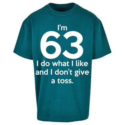 63rd Birthday Oversized T Shirt