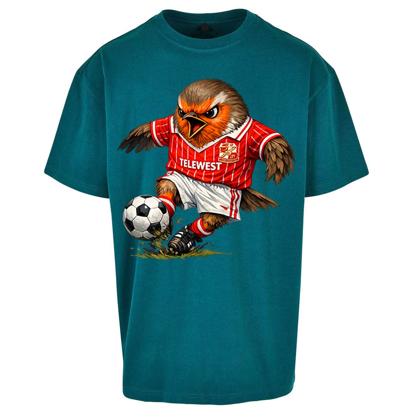 Classic Swindon Town Football Oversized T Shirt