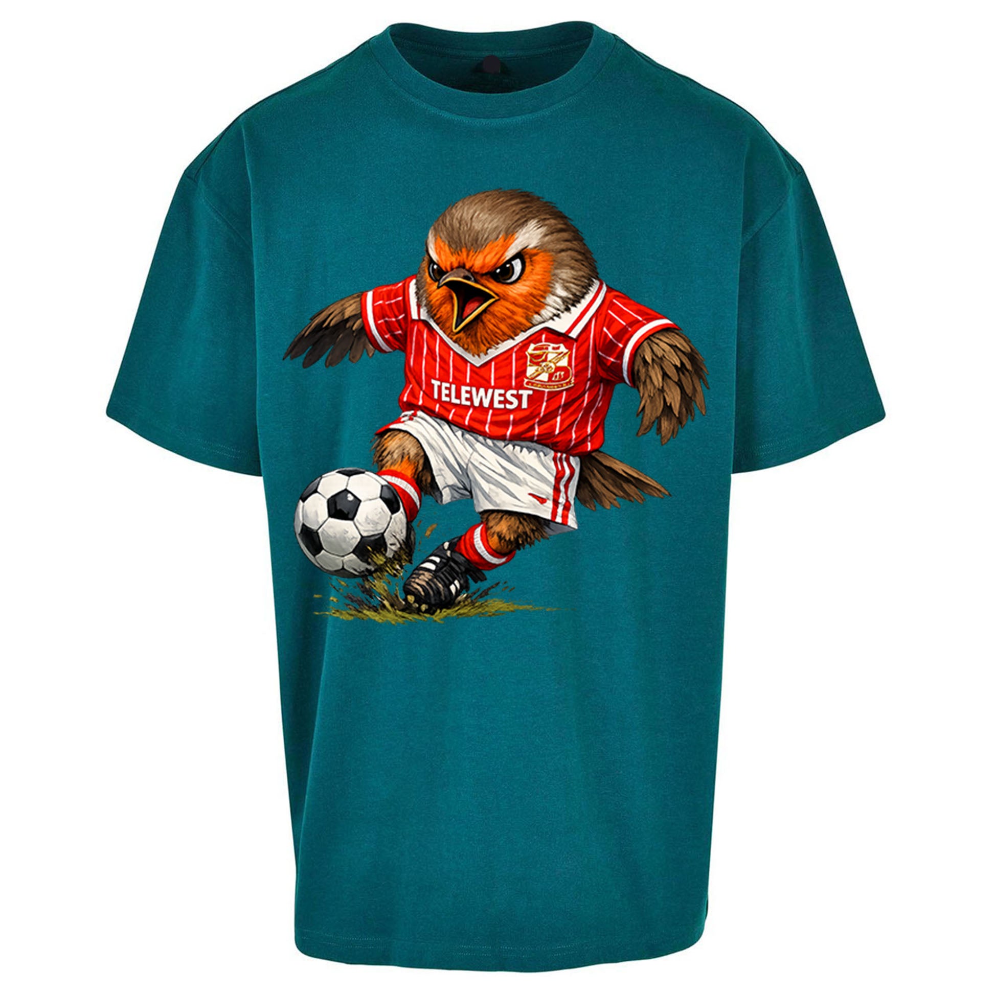 Classic Swindon Town Football Oversized T Shirt