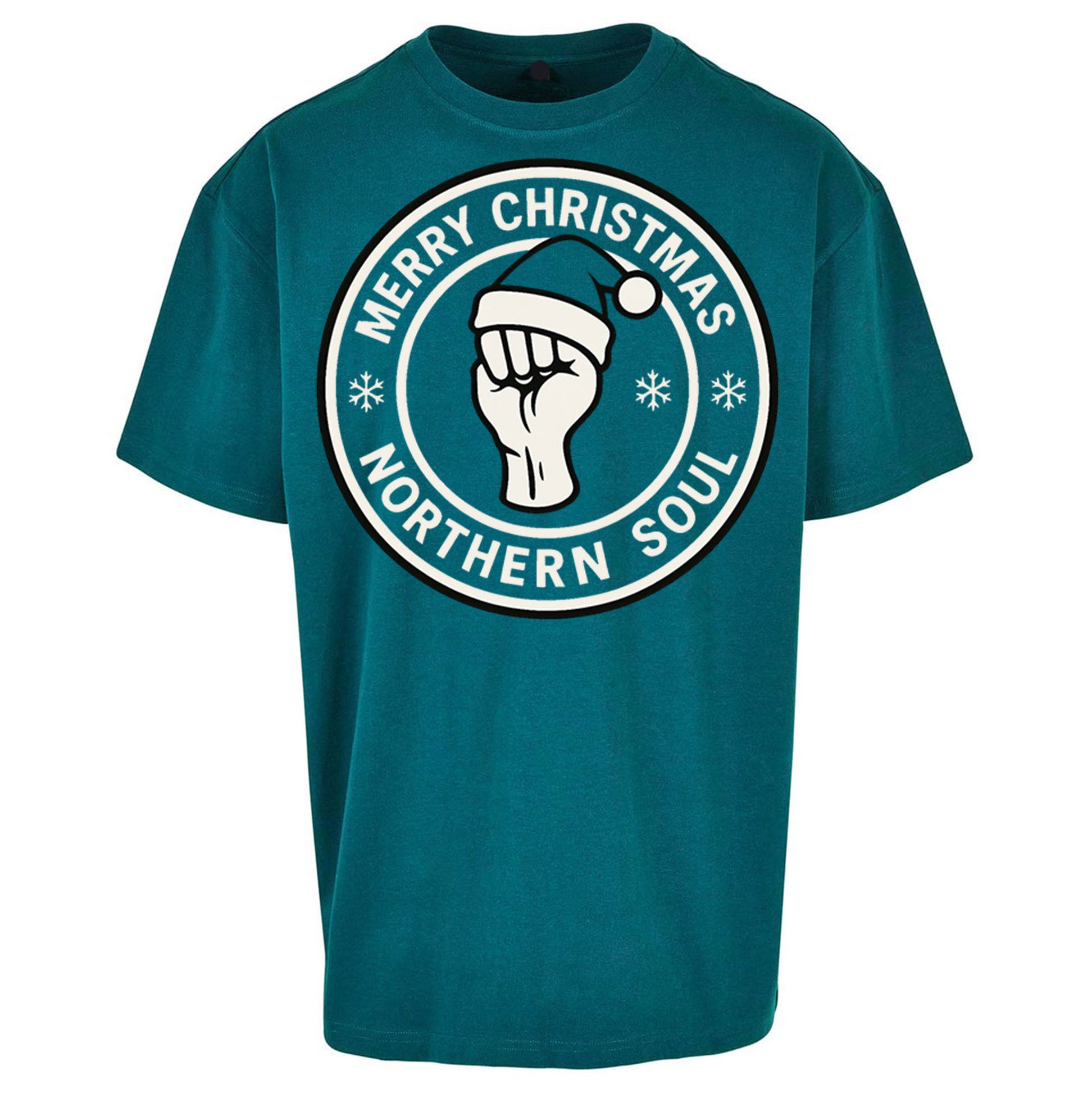 Merry Christmas Northern Soul Oversized T Shirt