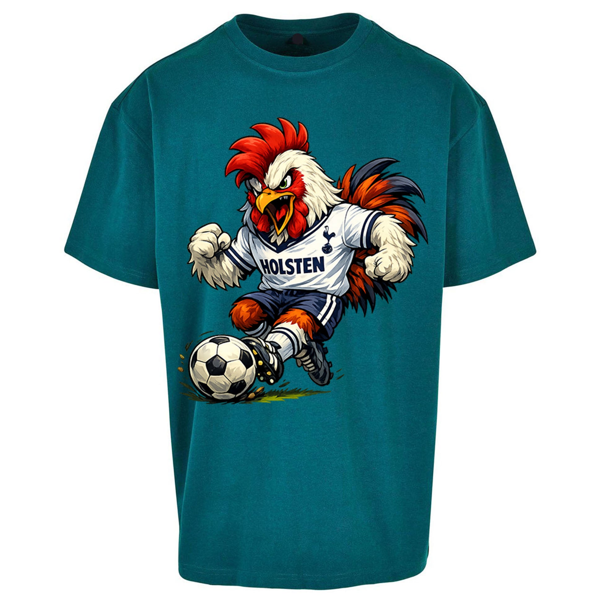 Retro Tottenhm Hotspur Oversized T Shirt 