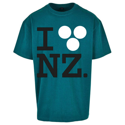 I Love NZ Orlando Bloom Huffer Oversized T Shirt