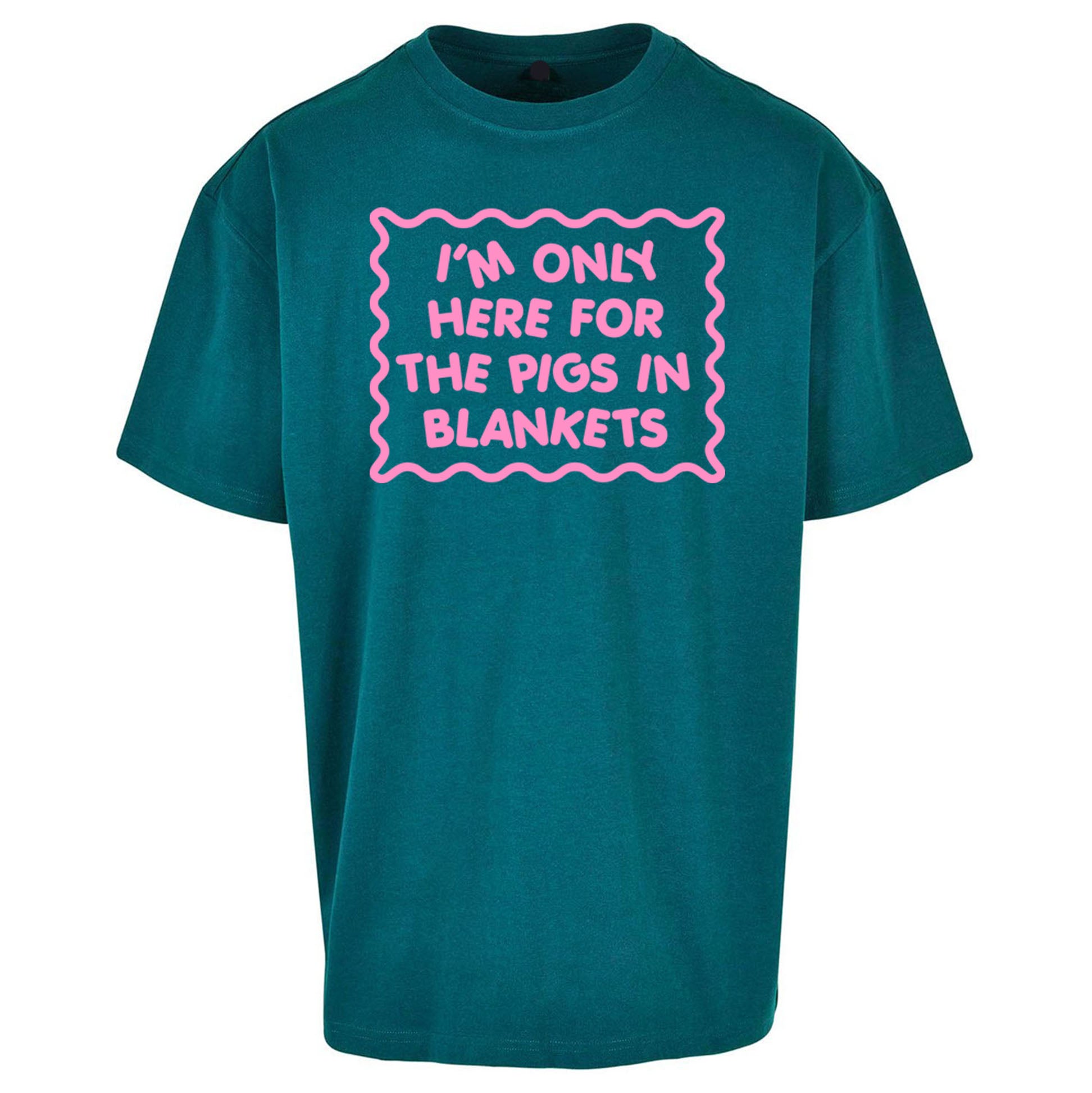 Pigs In Blankets Christmas Oversized T Shirt