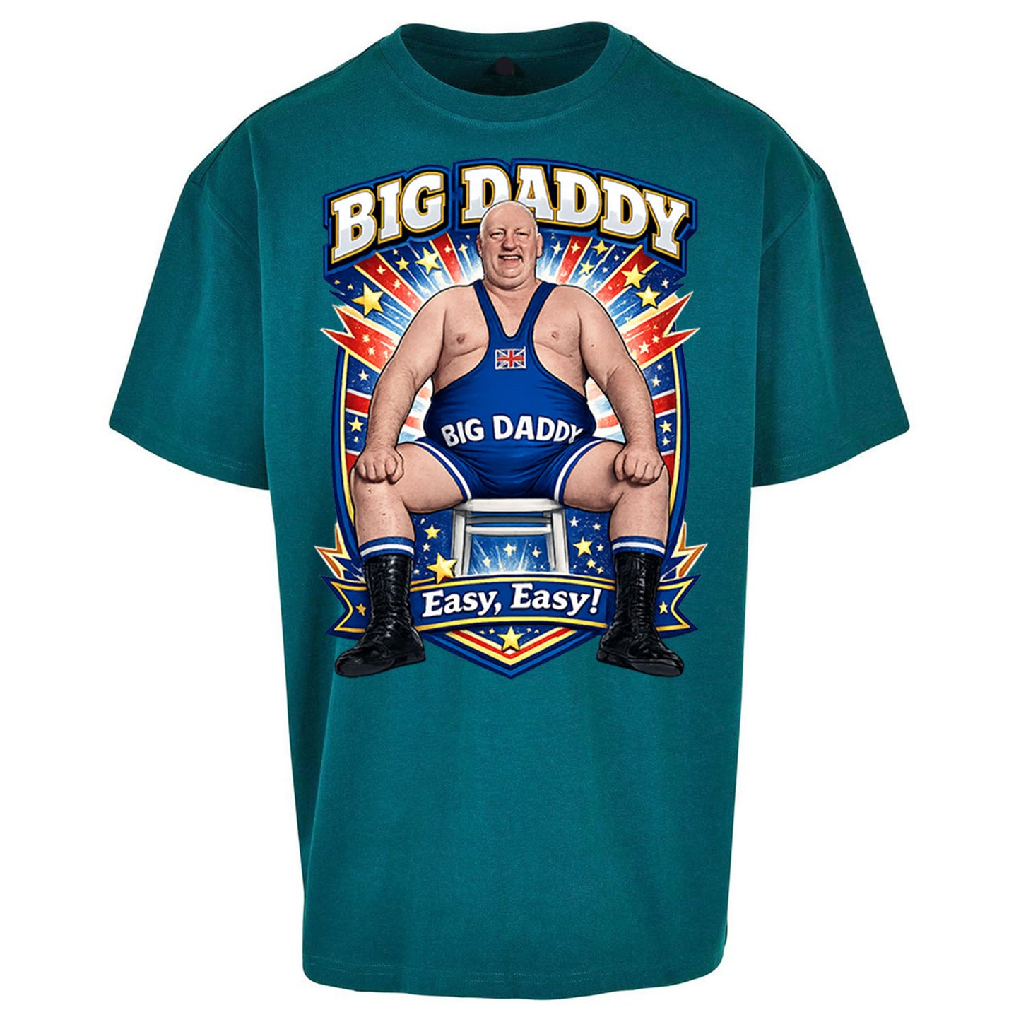 Big Daddy UK Wrestling Oversized T Shirt