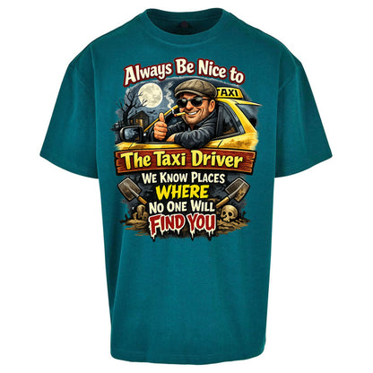 Taxi Driver Oversized T Shirt
