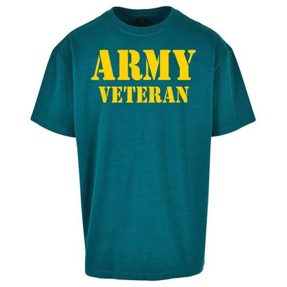 Army Veteran Oversized T Shirt