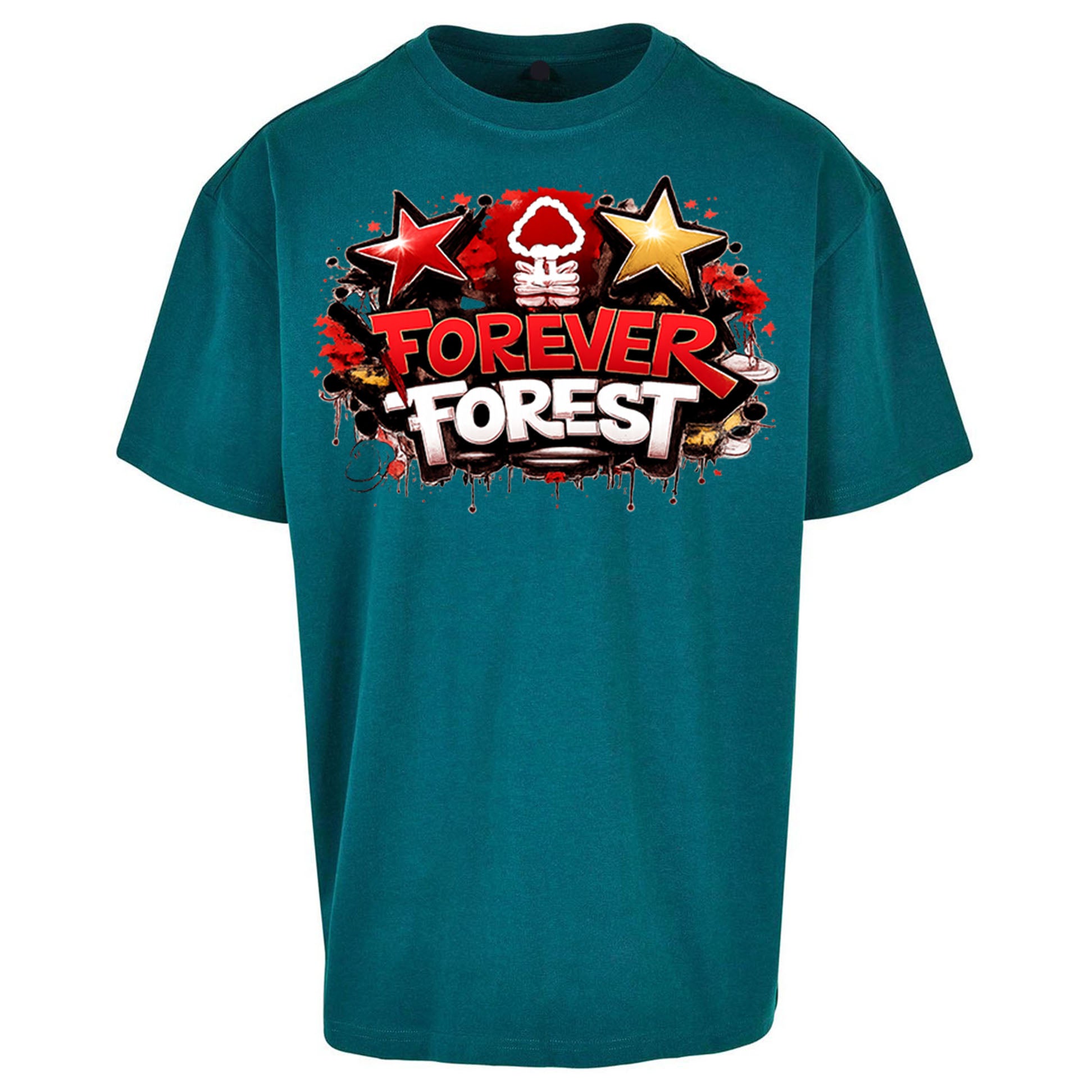 Forever Forest Football Oversized T Shirt