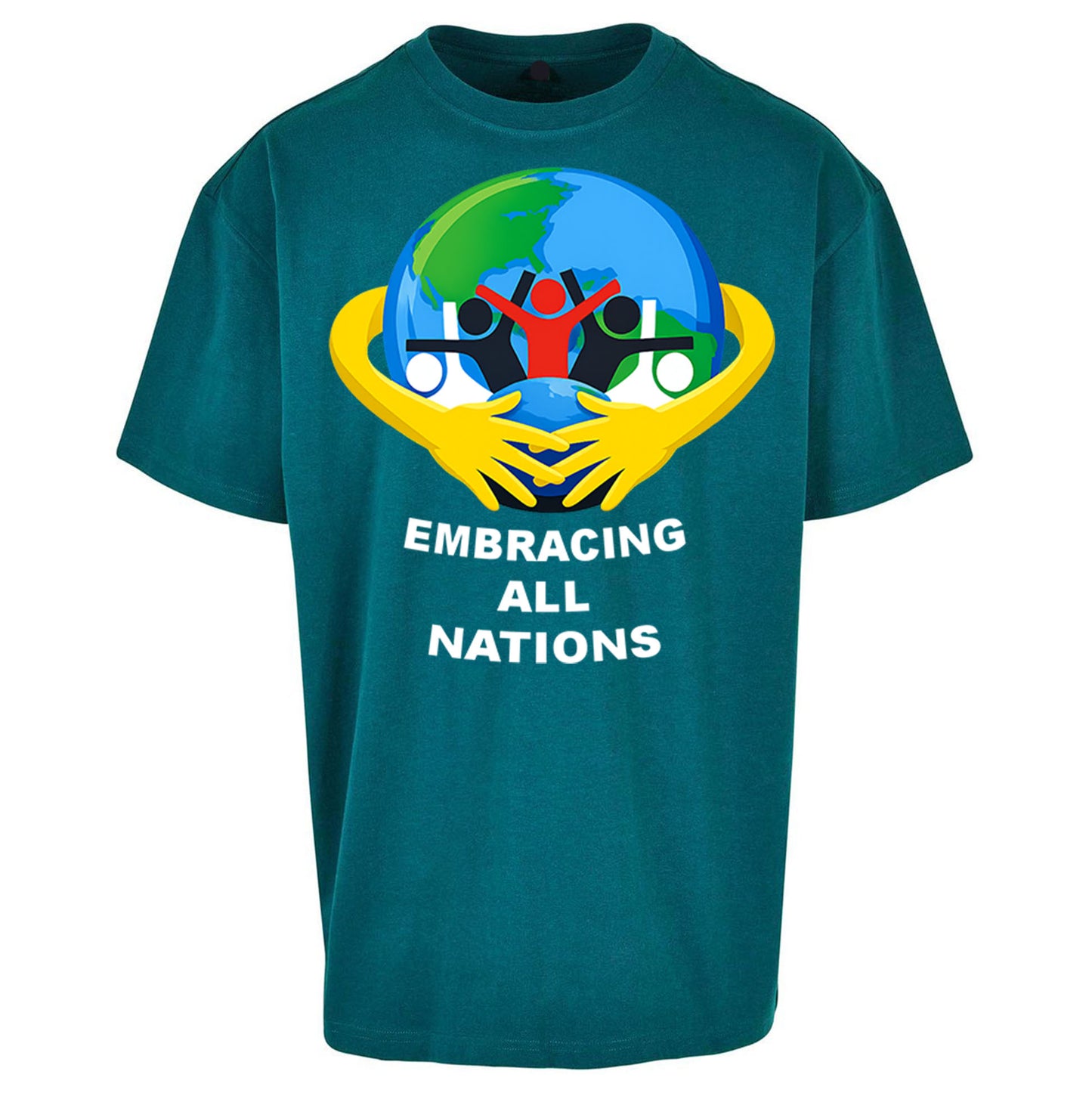 Embracing All Nations Oversized T Shirt