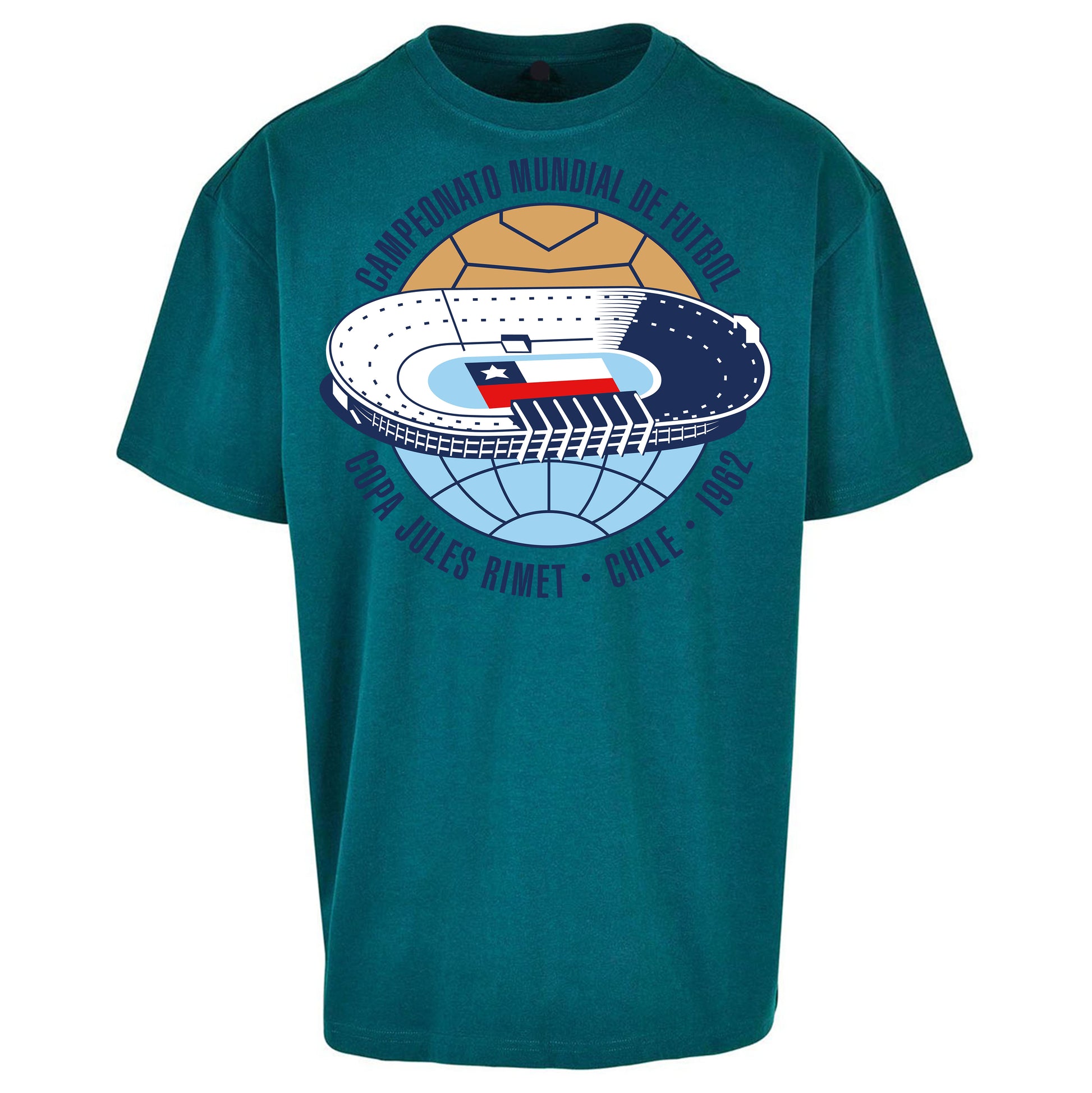 Chile 1962 Retro World Cup Oversized T Shirt