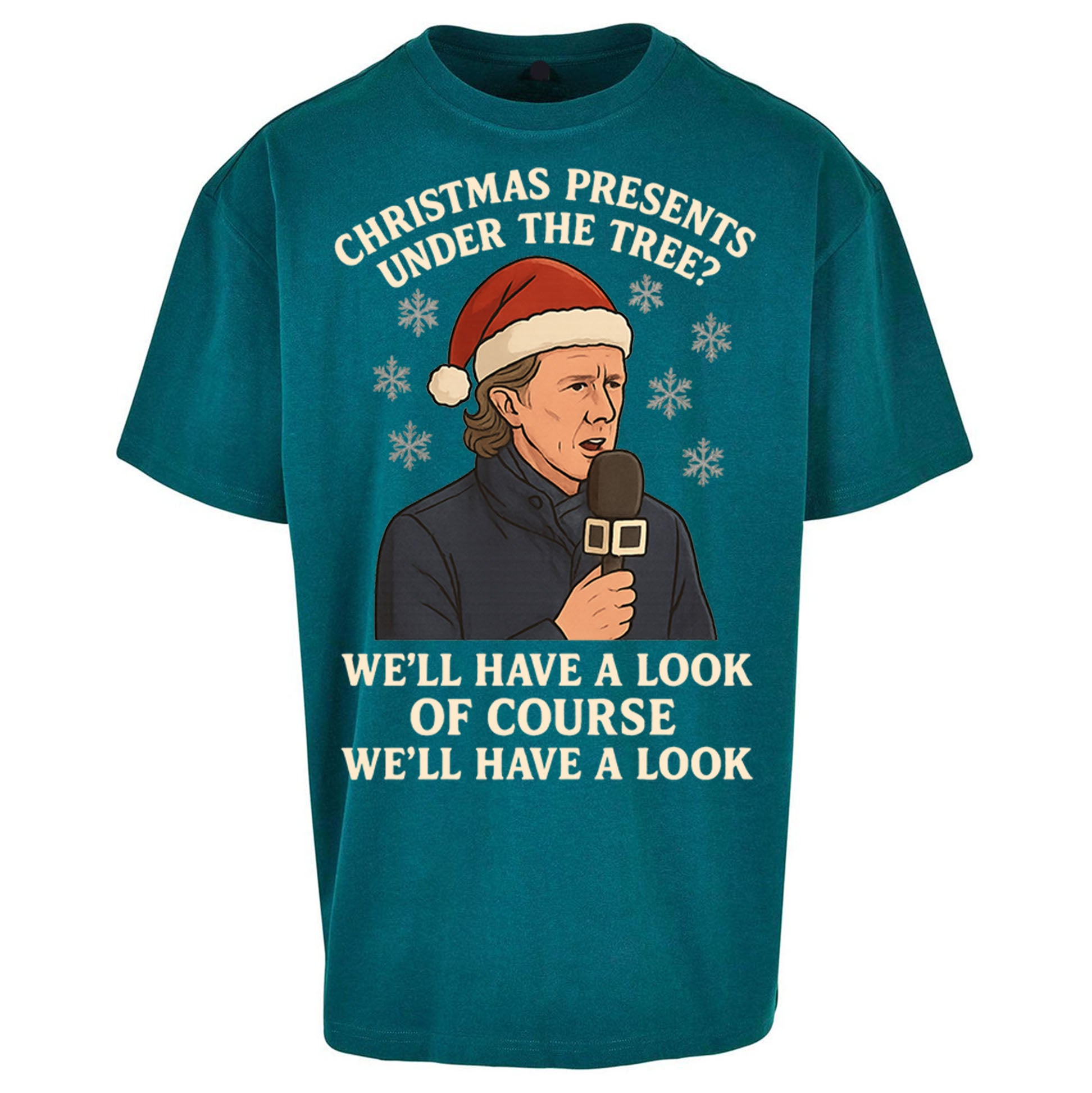 Steve McManaman Christmas Oversized T Shirt