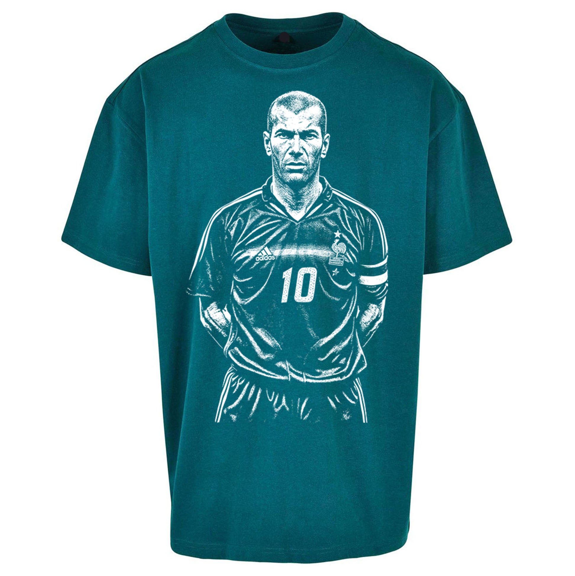 Zidane France 10 Oversized T Shirt