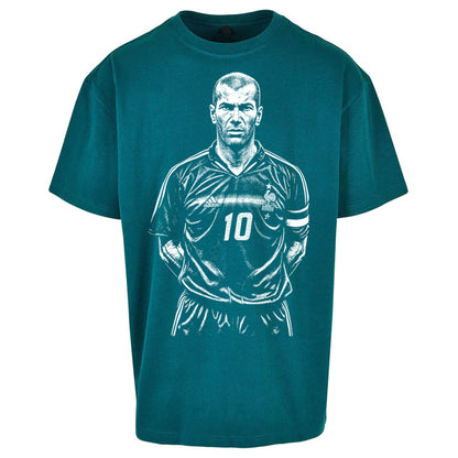 Zidane France 10 Oversized T Shirt