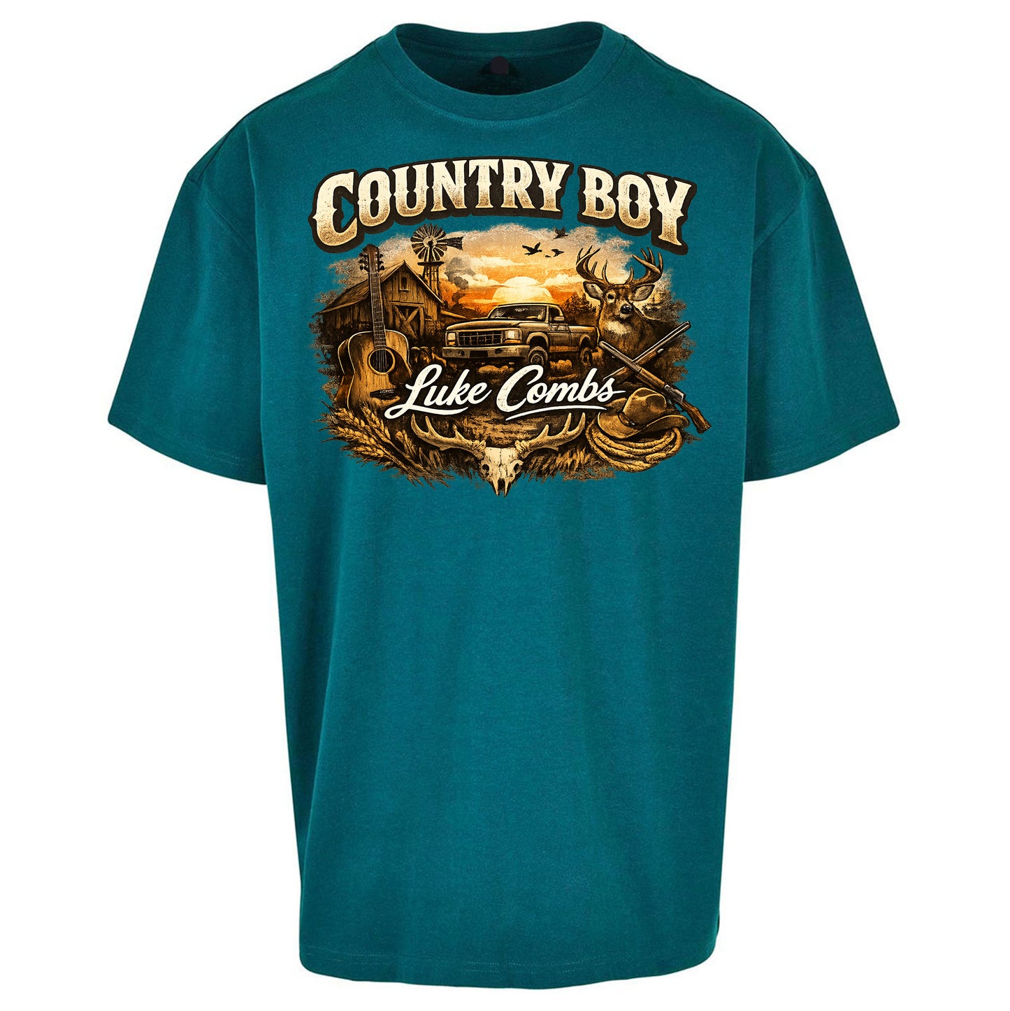 Luke Combs Country Music Oversized T Shirt