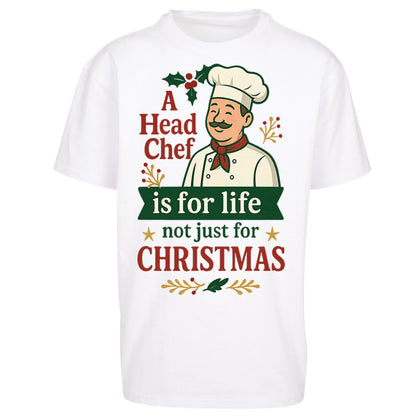 Head Chef Christmas Oversized T Shirt