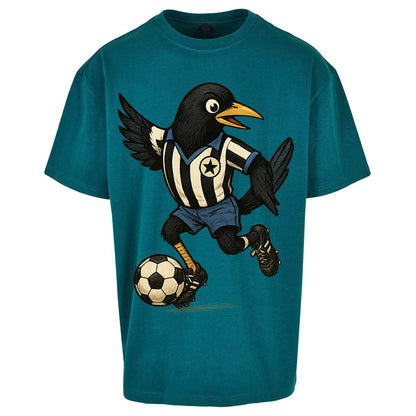 Retro Newcastle United Football Oversized T Shirt 