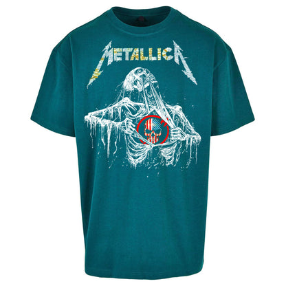 Metallica USA Skull Oversized T Shirt