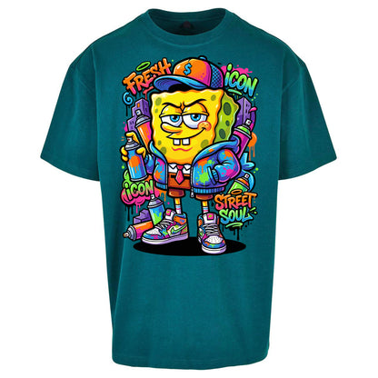 Sponge Bob Square Pants Oversized T Shirt